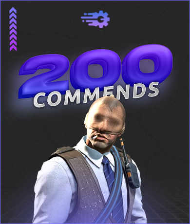 200x CS2 Commends