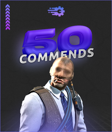 50x CS2 Commends