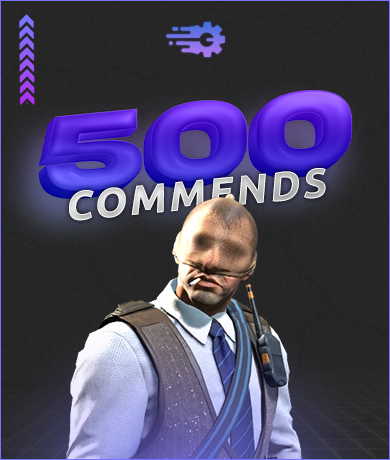 500x CS2 Commends