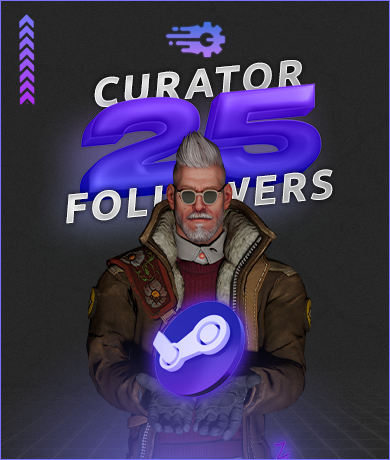 25x Steam Curator Followers