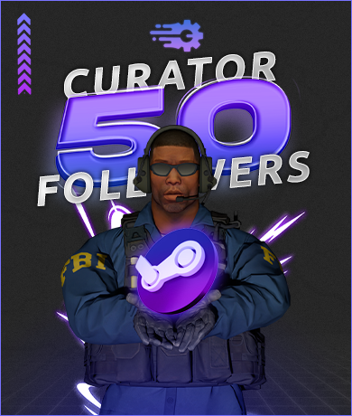 50x Steam Curator Followers