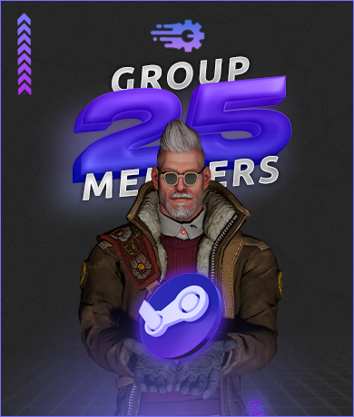 25x Steam Group Members