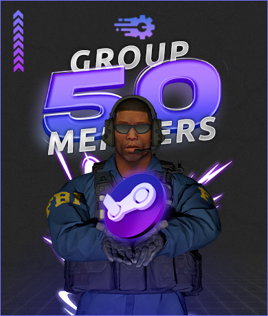 50x Steam Group Members