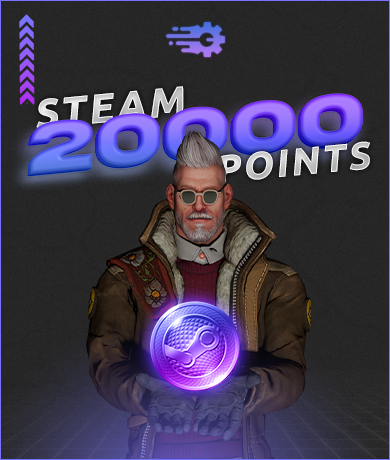 20000x Steam Points