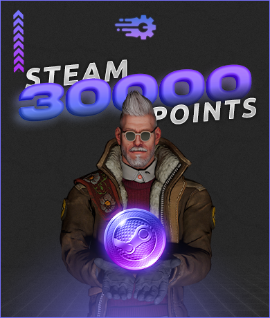 30000x Steam Points