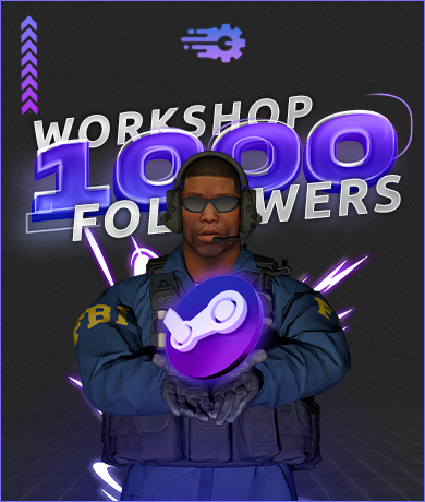 1000x Steam Workshop Followers
