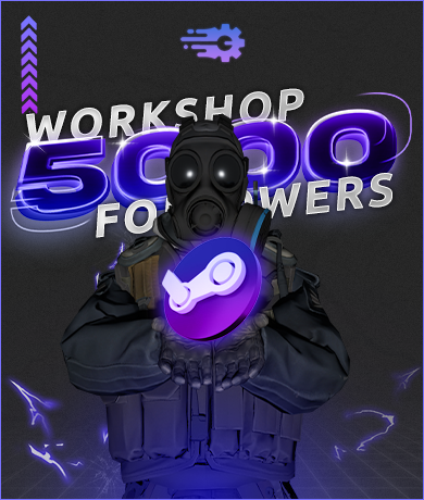 5000x Steam Workshop Followers