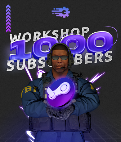 1000x Steam Workshop Subscribers