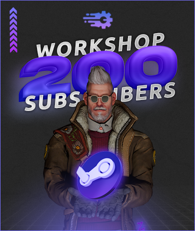 200x Steam Workshop Subscribers