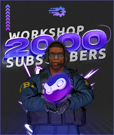 2000x Steam Workshop Subscribers