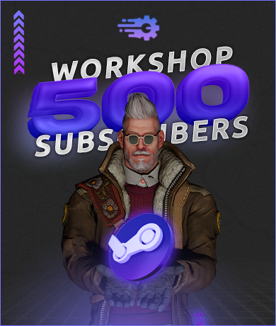 500x Steam Workshop Subscribers